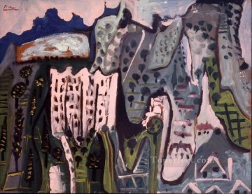 Paisaje de Mougins 1 1965 Pablo Picasso Pinturas al óleo